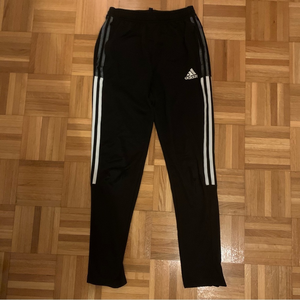 Adidas Boys/Unisex Black Track Pants